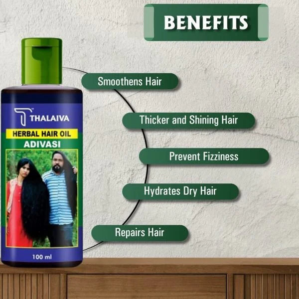 Adivasi Herbal Hair Oil-Adivasi Premium Herbal Hair Oil