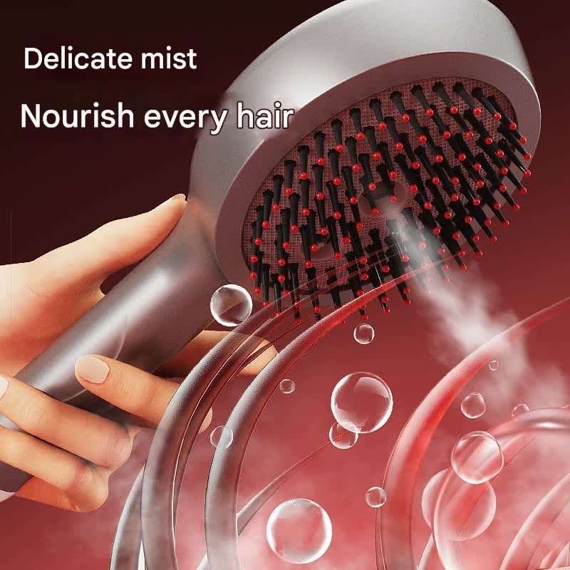 2-in-1 Electric Hair Straightening Brush